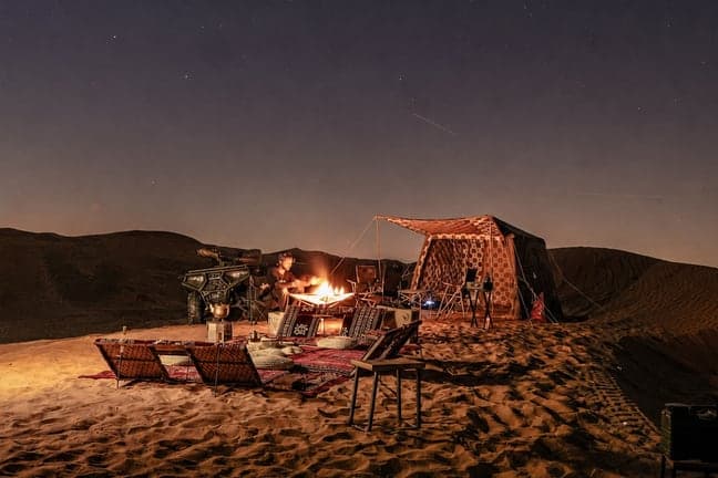 Safari avec nuit dans le désert de Dubai : dormez dans les dunes Dubai